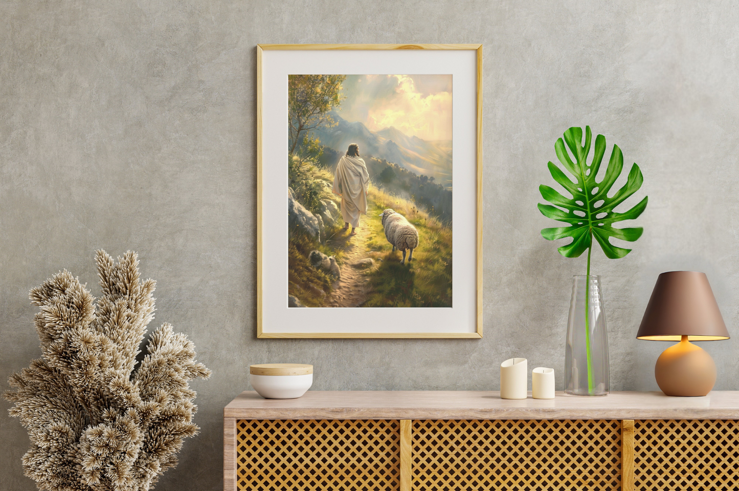 Jesus leaves the 99 for the 1 Picture - Digital Artwork