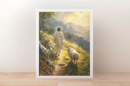 Jesus leaves the 99 for the 1 Picture - Digital Artwork