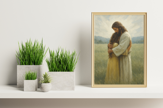 Held By Grace From Jesus - Digital Artwork