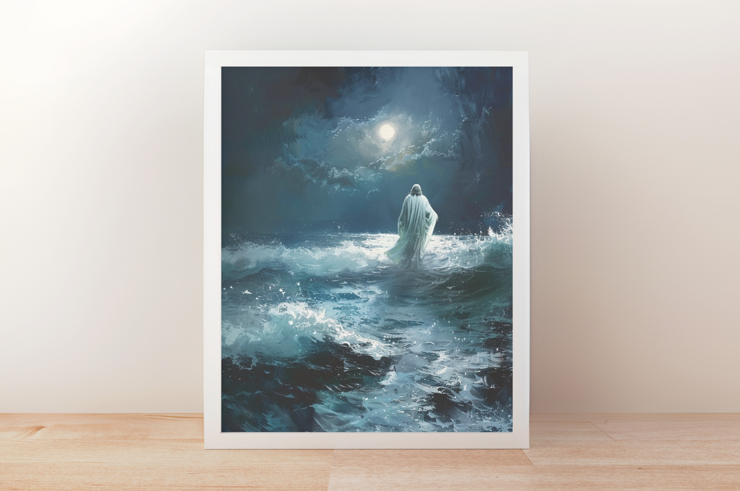 He is With You in The Storm - Digital Artwork